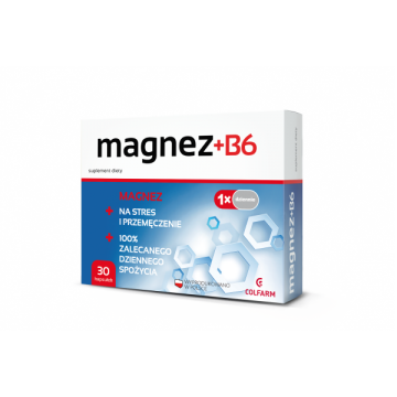 Magnez + Witamina B6 30...